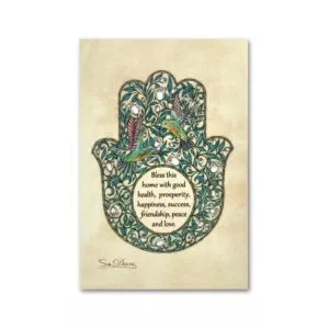 10 Magnets Hummingbirds English Home Blessing MPE00148