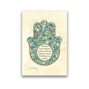 10 Magnets Hummingbirds English Home Blessing MPE00148