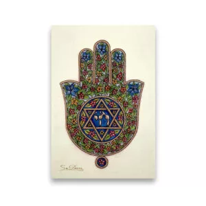 10 Magnets Hamsa star of david and Chai MPH00121