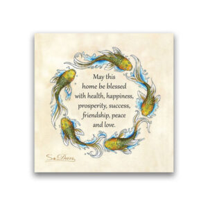 10 Magnets Koi Fish English Home Blessing MPE00139